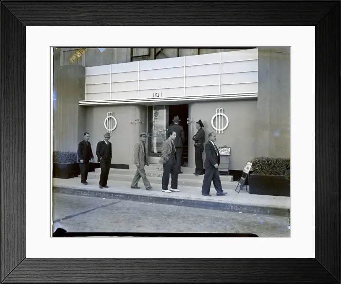 Framed Print : Strike at RKO Studios Framed Print : Strike at RKO Studios