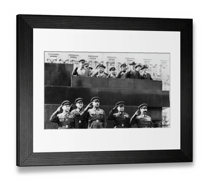 Framed Print : Soviet Officials on May Day Framed Print : Soviet Officials on May Day