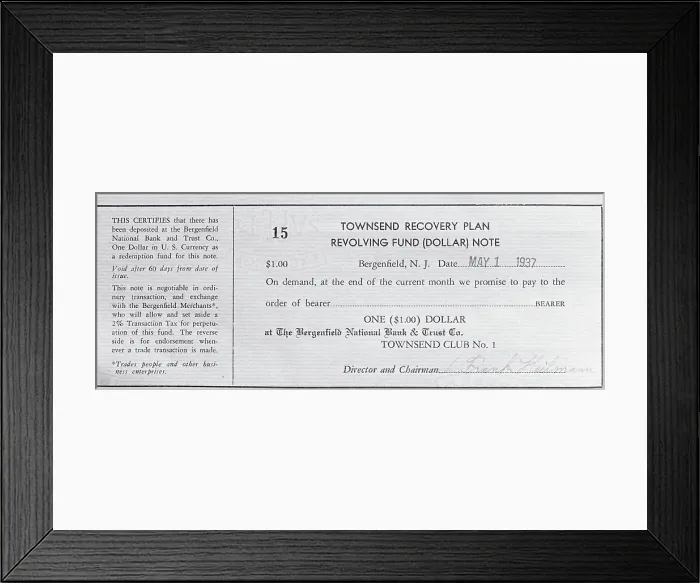 Framed Print : Scrip Dollar Framed Print : Scrip Dollar