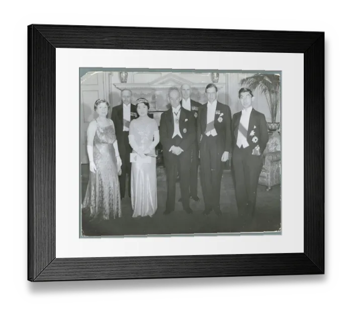 Framed Print : Guests at Festival Banquet Framed Print : Guests at Festival Banquet