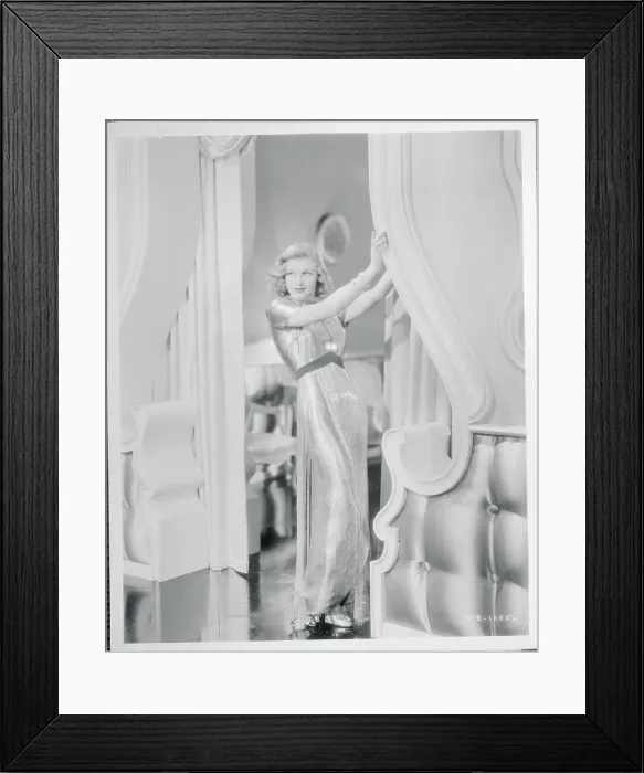 Framed Print : Portrait of Ginger Rogers Framed Print : Portrait of Ginger Rogers