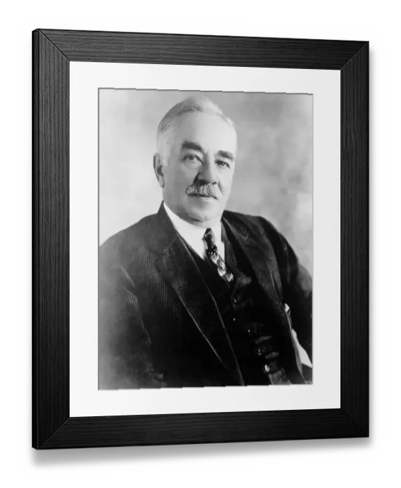 Framed Print : Milton S. Hershey