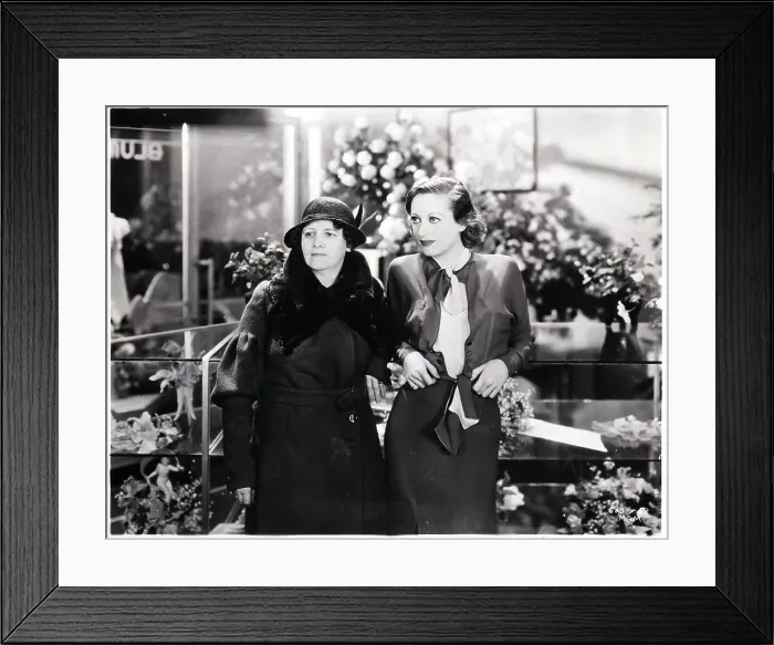 Framed Print : Joan Crawford With Her Mother Framed Print : Joan Crawford With Her Mother