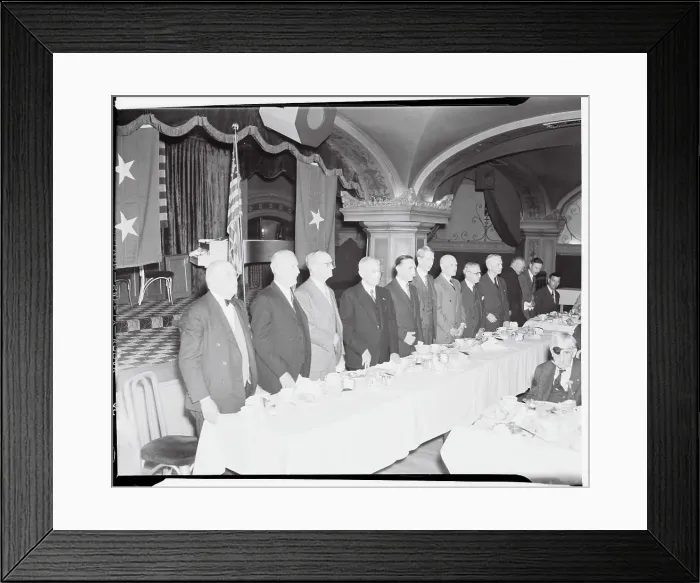 Framed Print : Retired Generals Meeting Together Framed Print : Retired Generals Meeting Together