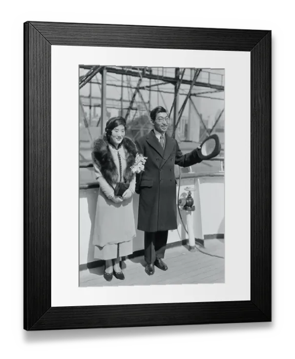 Framed Print : Prince and Princess Chichibu Framed Print : Prince and Princess Chichibu