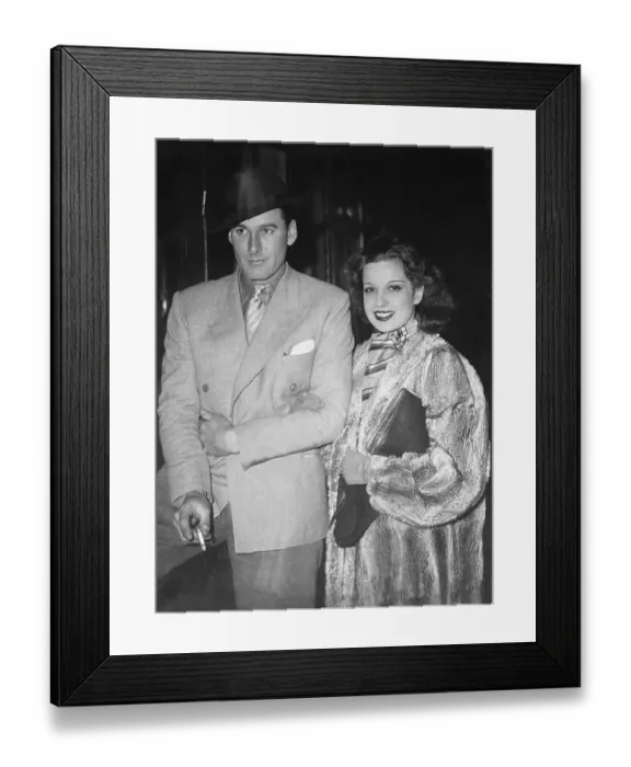Framed Print : Errol Flynn and Lili Damita Framed Print : Errol Flynn and Lili Damita