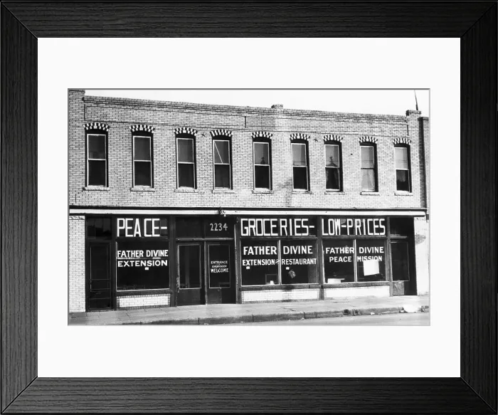 Framed Print : Father Divine'S Mission / Grocery Store Framed Print : Father Divine'S Mission / Grocery Store