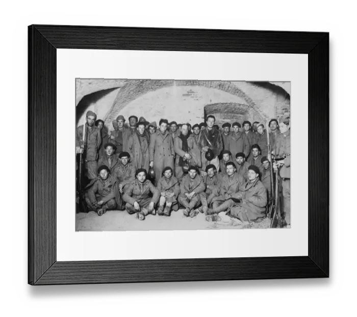 Framed Print : Soldiers After Being Captured