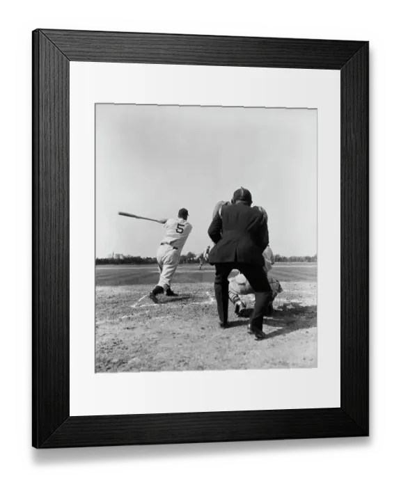 Framed Print : Dizzy Dean Pitching To Hank Greenberg Framed Print : Dizzy Dean Pitching To Hank Greenberg