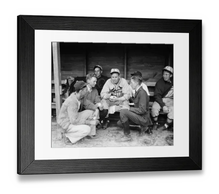 Framed Print : Chicago Cubs Pitcher Dizzy Dean Signing Baseballs Framed Print : Chicago Cubs Pitcher Dizzy Dean Signing Baseballs