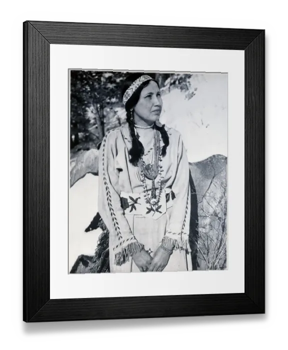 Framed Print : Native American Stewardess Framed Print : Native American Stewardess