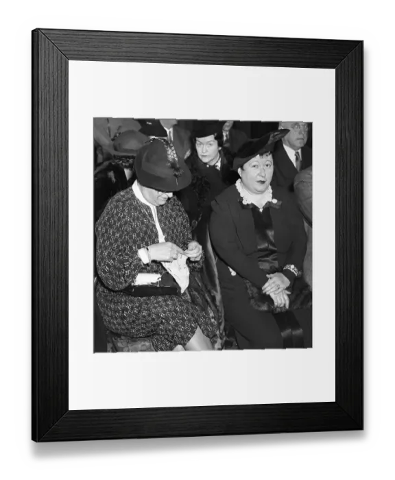 Framed Print : Mary Cummings and Mildred Lucas Framed Print : Mary Cummings and Mildred Lucas