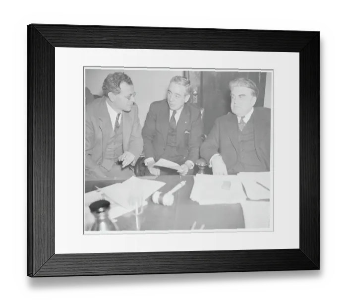 Framed Print : US Labor Leaders in 1937 Framed Print : US Labor Leaders in 1937
