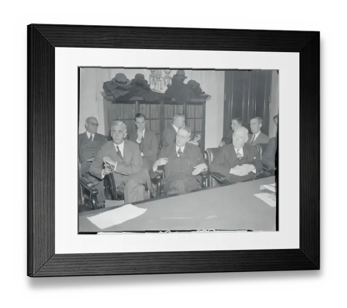Framed Print : Financiers before Senate Railroad Investigators Framed Print : Financiers before Senate Railroad Investigators