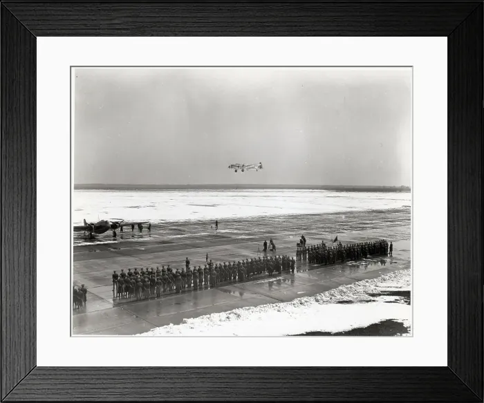 Framed Print : Battalion Of Soldiers Welcome New Boeing Framed Print : Battalion Of Soldiers Welcome New Boeing
