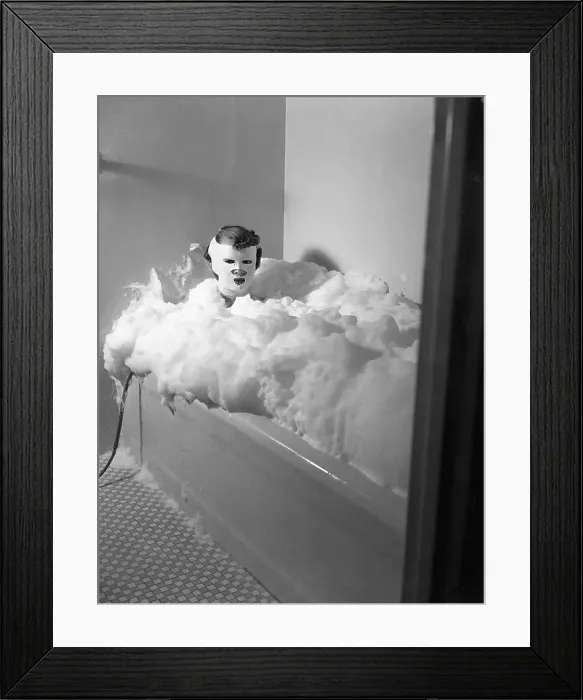 Framed Print : Along the Line in a Glamor Factory