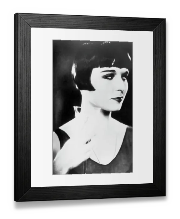 Framed Print : Louise Brooks Twenties Film Star Framed Print : Louise Brooks Twenties Film Star