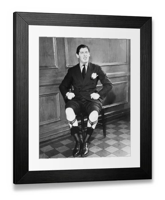 Framed Print : Milton Berle Modeling Misplaced Garters Framed Print : Milton Berle Modeling Misplaced Garters
