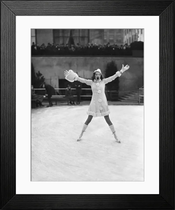 Framed Print : Lucille Ball Ice Skating Framed Print : Lucille Ball Ice Skating