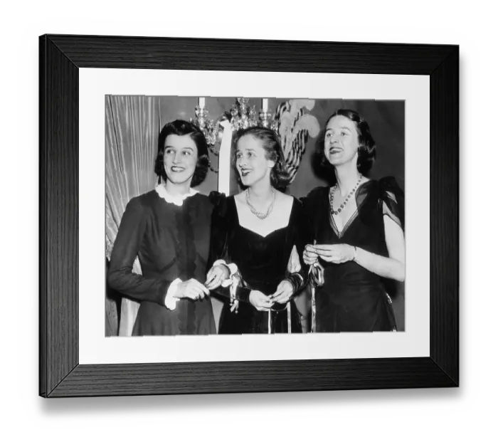 Framed Print : Three Popular Cushing Sisters Framed Print : Three Popular Cushing Sisters