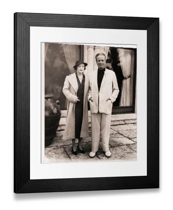 Framed Print : Mr. and Mrs. William K. Vanderbilt