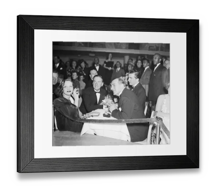 Framed Print : Marlene Dietrich and Fritz Lang at NY Club Framed Print : Marlene Dietrich and Fritz Lang at NY Club