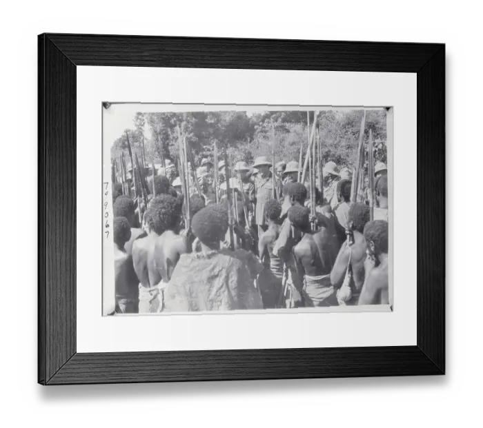 Framed Print : Rodolfo Graziani Observing Lancers Framed Print : Rodolfo Graziani Observing Lancers