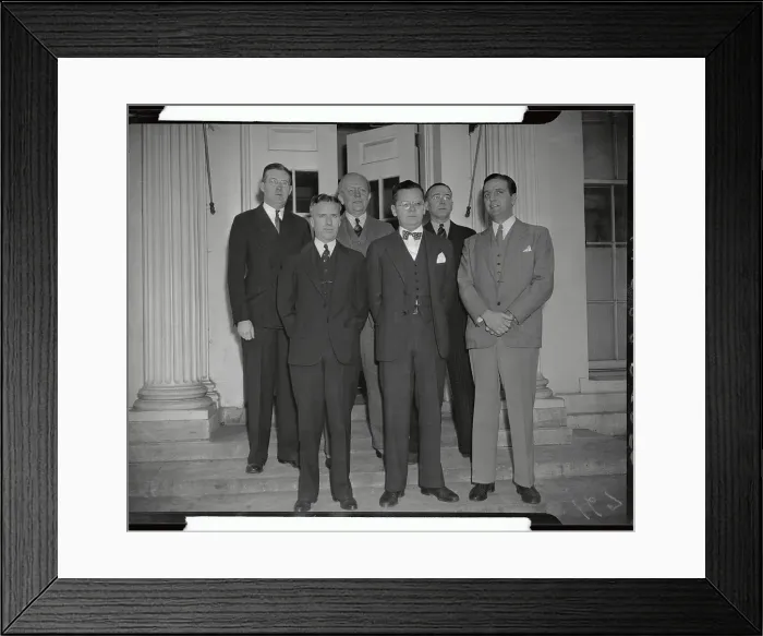 Framed Print : Group Portrait of Newspaper Executives Framed Print : Group Portrait of Newspaper Executives