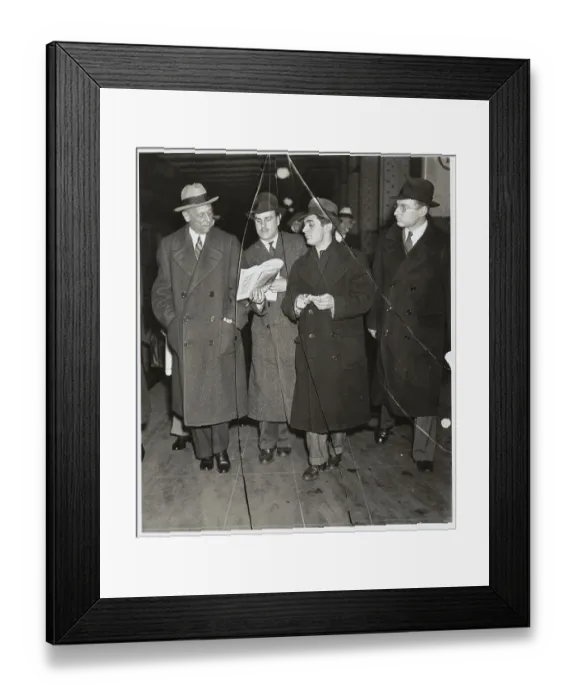 Framed Print : Alfred P. Sloan Jr. with John C. Lewis Framed Print : Alfred P. Sloan Jr. with John C. Lewis