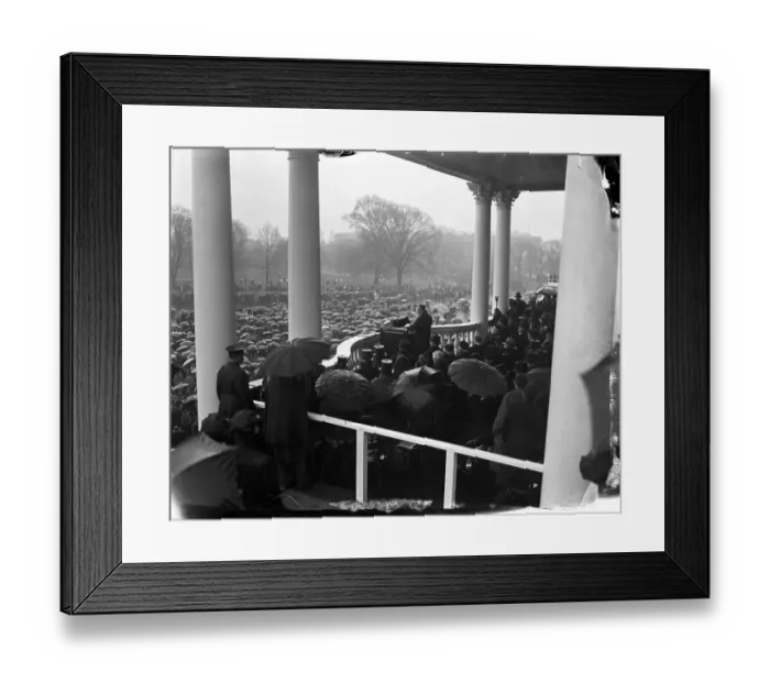 Framed Print : Franklin D. Roosevelt's Second Inauguration Framed Print : Franklin D. Roosevelt's Second Inauguration