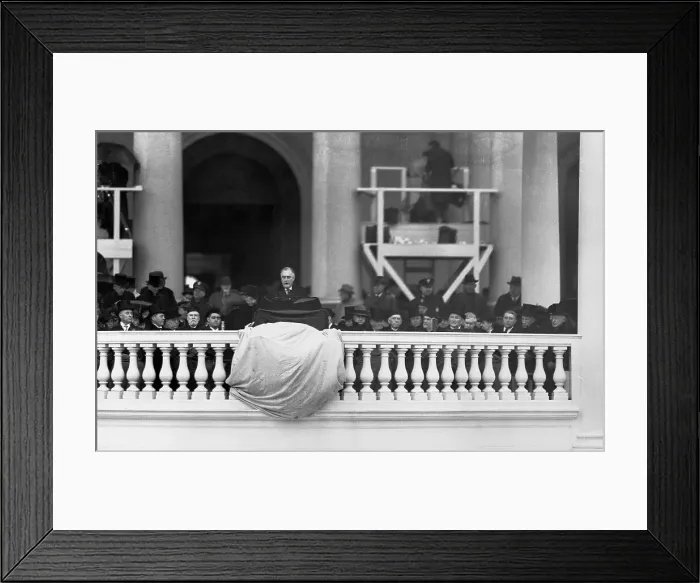 Framed Print : Inauguration of President Franklin D. Roosevelt in 1937 Framed Print : Inauguration of President Franklin D. Roosevelt in 1937