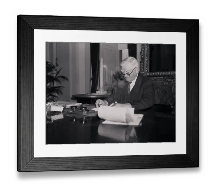 Framed Print : Vice President John Nance Garner Framed Print : Vice President John Nance Garner