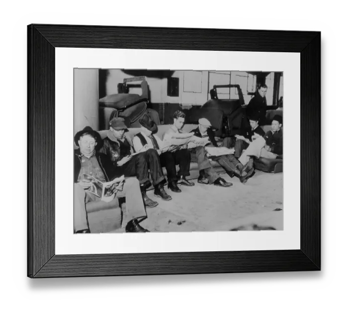 Framed Print : The UAW Flint Sitdown Strike Framed Print : The UAW Flint Sitdown Strike