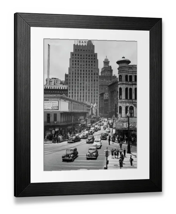 Framed Print : Canal And Bourbon Streets Framed Print : Canal And Bourbon Streets