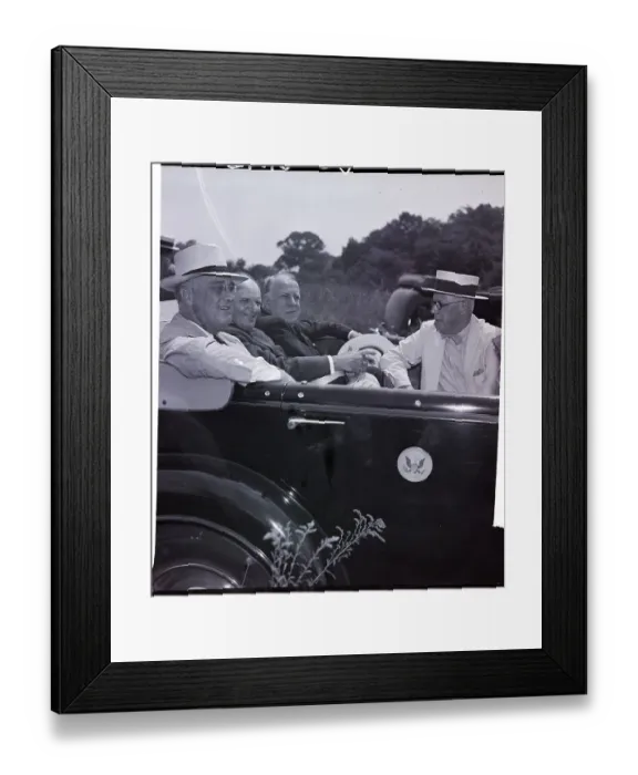 Framed Print : President Roosevelt Touring Washington Framed Print : President Roosevelt Touring Washington