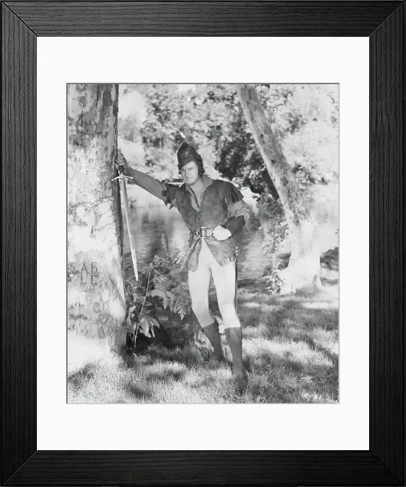 Framed Print : Errol Flynn as Robin Hood Framed Print : Errol Flynn as Robin Hood