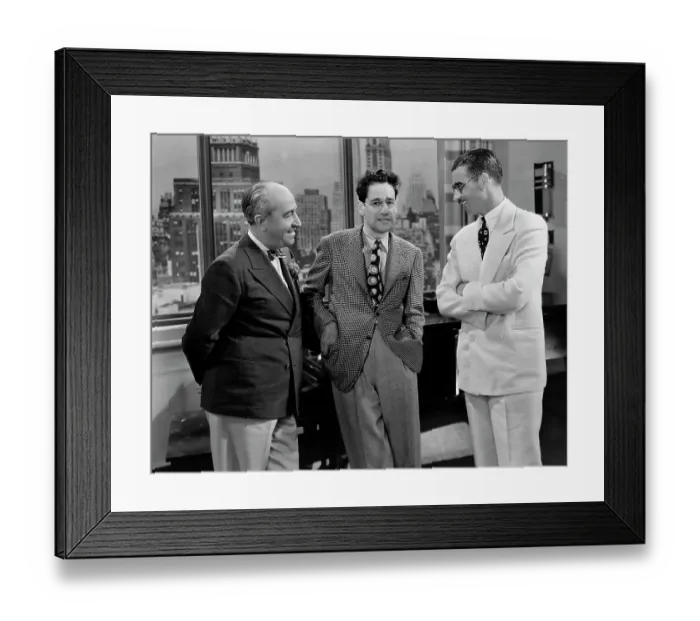 Framed Print : George Archainbaud with George Kaufman and Frank Tuttle Framed Print : George Archainbaud with George Kaufman and Frank Tuttle
