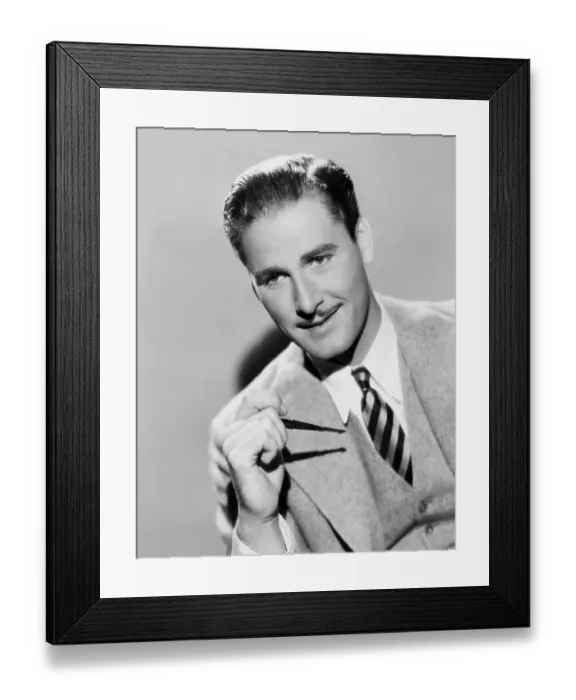 Framed Print : Portrait of Errol Flynn Framed Print : Portrait of Errol Flynn