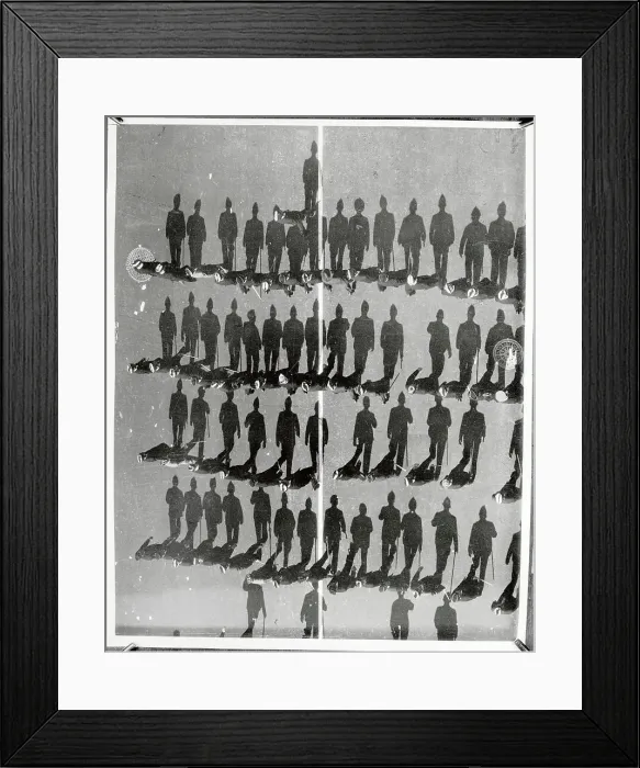 Framed Print : Prize Winning Photo of Marching Legionnaires Framed Print : Prize Winning Photo of Marching Legionnaires