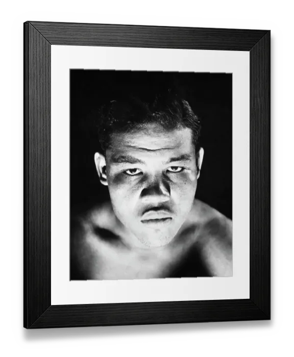 Framed Print : Joe Louis. (Original Caption). Shadowed head shot of world heavyweight champion Joe Louis Framed Print : Joe Louis. (Original Caption). Shadowed head shot of world heavyweight champion Joe Louis