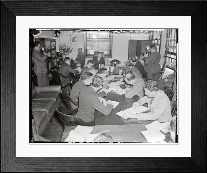 Framed Print : William O. Douglas as New Securities and Exchange Commission Chairman Framed Print : William O. Douglas as New Securities and Exchange Commission Chairman