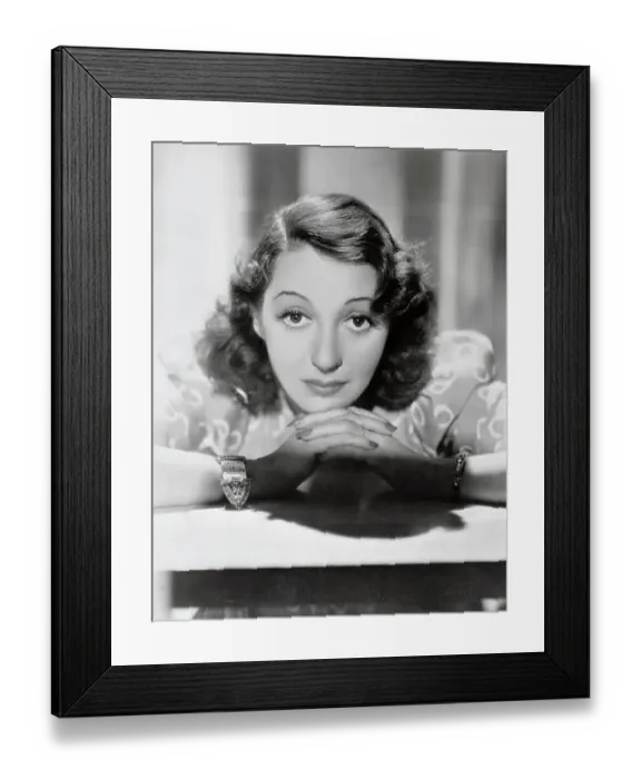 Framed Print : Mary Livingstone Resting Chin on Hands Framed Print : Mary Livingstone Resting Chin on Hands