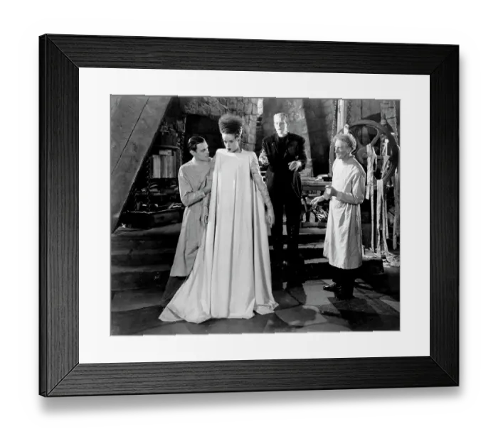 Framed Print : Elsa Lanchester As Bride Of Frankenstein Framed Print : Elsa Lanchester As Bride Of Frankenstein