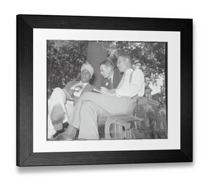 Framed Print : Quakers Conversing in Outdoor Meeting Framed Print : Quakers Conversing in Outdoor Meeting