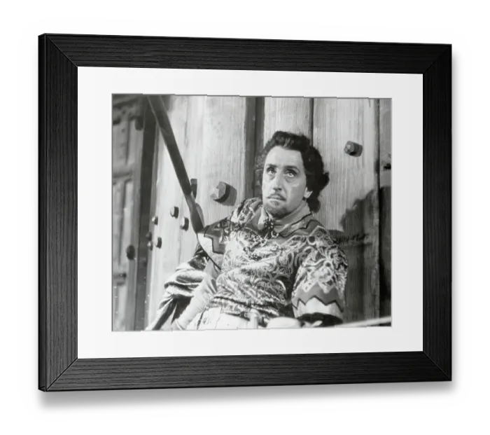 Framed Print : Basil Rathbone as Sir Guy Framed Print : Basil Rathbone as Sir Guy