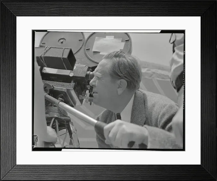 Framed Print : Robert Z. Leonard Using Camera in Movie Making Framed Print : Robert Z. Leonard Using Camera in Movie Making