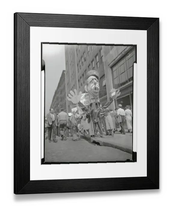 Framed Print : Effigy Parade Passing on Street Framed Print : Effigy Parade Passing on Street