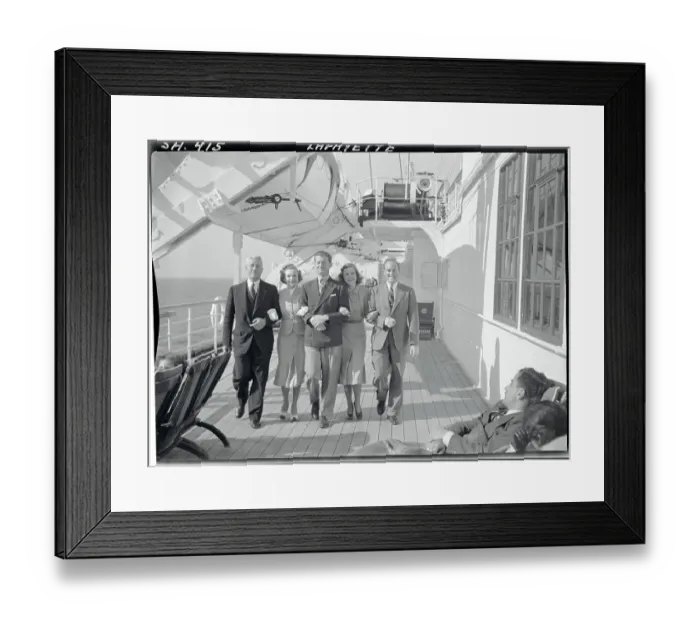 Framed Print : Passengers Enjoying Cruise in Embracing Manner Framed Print : Passengers Enjoying Cruise in Embracing Manner