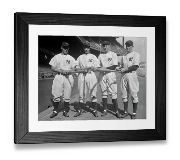 Framed Print : New York Yankees Baseball Stars Framed Print : New York Yankees Baseball Stars