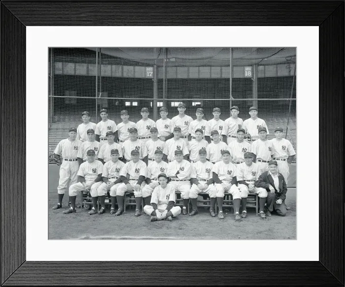 Framed Print : Portrait of Yankees of 1937 Framed Print : Portrait of Yankees of 1937